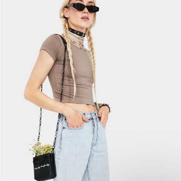 Free people Cap Sleeve tshirt Seamless Cami Tee women’s size medium - Picture 3 of 4